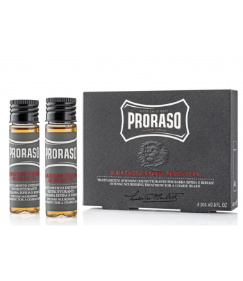 Olejek do brody i wąsów - Proraso Beard Hot Oil Wood & Spice